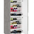 PING shoe rack with 4 hinged doors - Web Furniture PING shoe rack with 4 hinged doors - Web Furniture