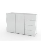 Mobile multiuso ONDA 4 cassetti - Storing - Web Furniture Mobile multiuso ONDA 4 cassetti - Storing - Web Furniture