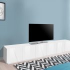 Porta tv PING 240 cm 6 ante - Living - Web Furniture Porta tv PING 240 cm 6 ante - Living - Web Furniture
