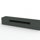DAIQUIRI 200 cm TV stand with 2 hinged doors + 1 flap door - Web Furniture DAIQUIRI 200 cm TV stand with 2 hinged doors + 1 flap door - Web Furniture
