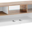 NEW CORO 220 cm TV stand with 2 hinged doors + 2 flap doors - Web Furniture NEW CORO 220 cm TV stand with 2 hinged doors + 2 flap doors - Web Furniture