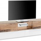 NEW CORO 220 cm TV stand with 2 hinged doors + 2 flap doors - Web Furniture NEW CORO 220 cm TV stand with 2 hinged doors + 2 flap doors - Web Furniture