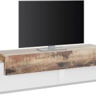 CORO 200 cm TV stand with 3 flap doors - Web Furniture CORO 200 cm TV stand with 3 flap doors - Web Furniture