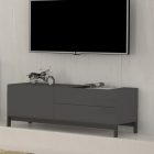 METIS 110 cm TV stand with feet 1 door + 2 drawers - Web Furniture METIS 110 cm TV stand with feet 1 door + 2 drawers - Web Furniture