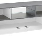 NEW CORO 220 cm TV stand with 2 hinged doors + 2 flap doors - Web Furniture NEW CORO 220 cm TV stand with 2 hinged doors + 2 flap doors - Web Furniture