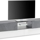 NEW CORO 220 cm TV stand with 2 hinged doors + 2 flap doors - Web Furniture NEW CORO 220 cm TV stand with 2 hinged doors + 2 flap doors - Web Furniture