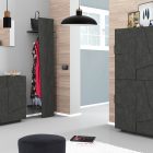 PING shoe rack with 4 hinged doors - Web Furniture PING shoe rack with 4 hinged doors - Web Furniture