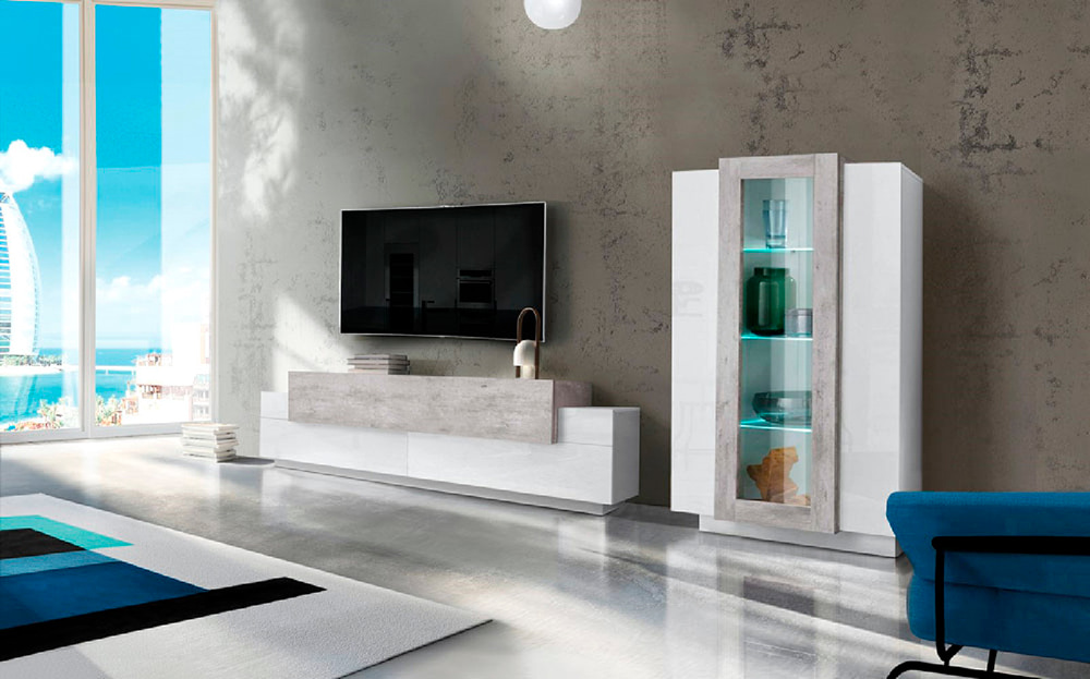 22579039_CORO_AMB1 CORO living room set with TV stand + display cabinet - Web Furniture