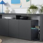Credenza ESSENTIAL 3 ante da 200 cm - Living - Web Furniture Credenza ESSENTIAL 3 ante da 200 cm - Living - Web Furniture