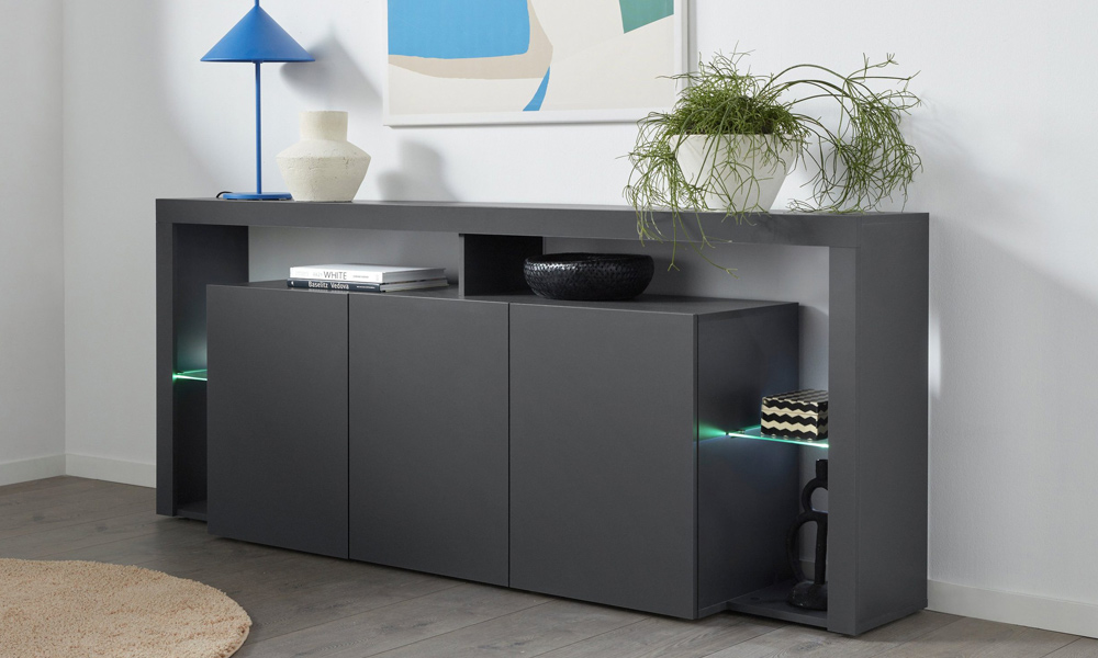 11835453_ESSENTIAL_AMB Credenza ESSENTIAL 3 ante da 200 cm - Living - Web Furniture