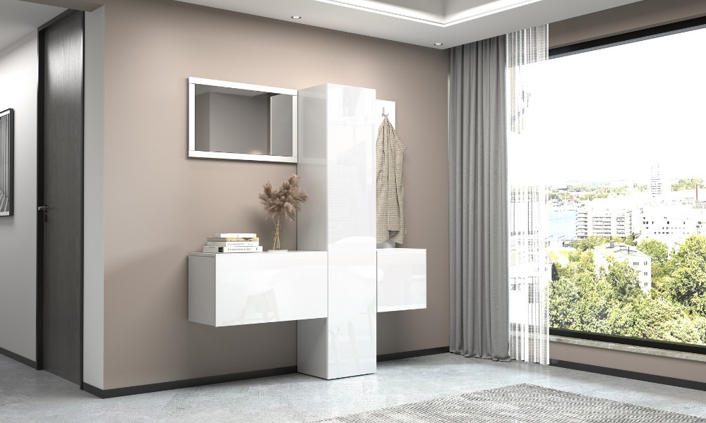 14016243_KOMPACT_AMB2 Set ingresso KOMPACT da 4 pezzi - Storing - Web Furniture