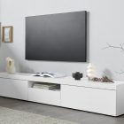 Porta TV ESSENTIAL 220 cm 2 anta 1 ribalta - Living - Web Furniture Porta TV ESSENTIAL 220 cm 2 anta 1 ribalta - Living - Web Furniture