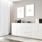 PONGO Sideboard with 4 Doors and 3 Drawers - Living - Web Furniture