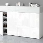 Scarpiera Savona con 4 ante e 2 ribalte - Storing - Web Furniture Scarpiera Savona con 4 ante e 2 ribalte - Storing - Web Furniture