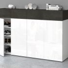 Scarpiera Savona con 4 ante e 2 ribalte - Storing - Web Furniture Scarpiera Savona con 4 ante e 2 ribalte - Storing - Web Furniture