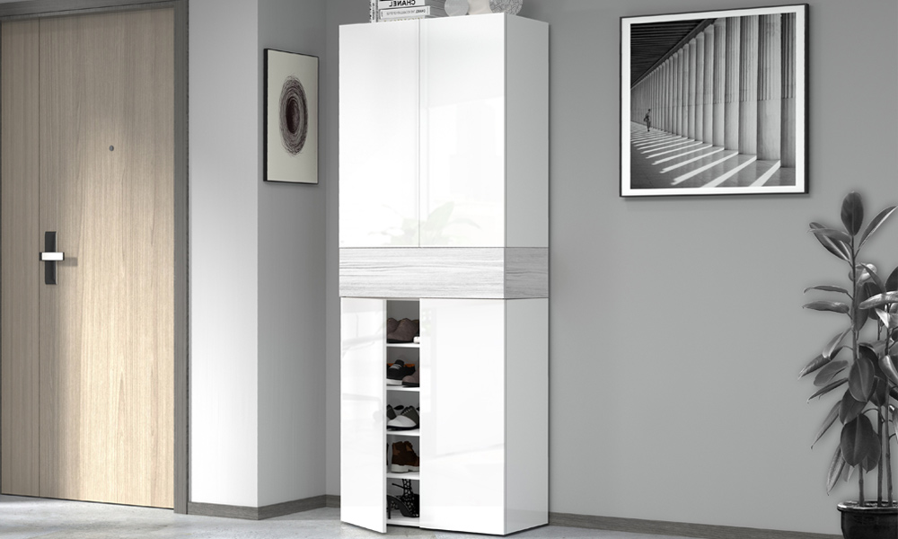 22710411_amb Armadio scarpiera Savona con 4 ante e 1 ribalta - Storing - Web Furniture