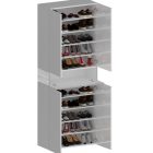 Armadio scarpiera Savona con 4 ante e 1 ribalta - Storing - Web Furniture Armadio scarpiera Savona con 4 ante e 1 ribalta - Storing - Web Furniture