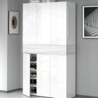 Armadio scarpiera Savona a 6 ante con 1 ribalta - Storing - Web Furniture Armadio scarpiera Savona a 6 ante con 1 ribalta - Storing - Web Furniture