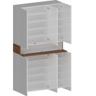 Armadio scarpiera Savona a 6 ante con 1 ribalta - Storing - Web Furniture Armadio scarpiera Savona a 6 ante con 1 ribalta - Storing - Web Furniture