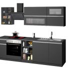 Cucina lineare SOLE 256 cm, composizione 3 - Cooking - Web Furniture Cucina lineare SOLE 256 cm, composizione 3 - Cooking - Web Furniture