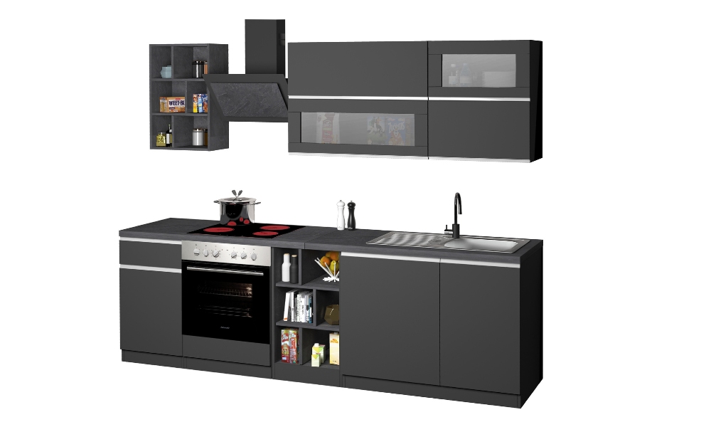 22720355_SOLE_SCON2 Cucina lineare SOLE 256 cm, composizione 3 - Cooking - Web Furniture