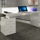 NEW SELINA Desk 160 cm with Monitor Stand - Desking - Web Furniture NEW SELINA Desk 160 cm with Monitor Stand - Desking - Web Furniture