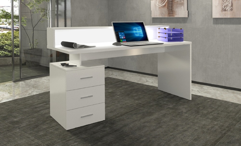 22740201.amb NEW SELINA Desk 160 cm with Monitor Stand - Desking - Web Furniture