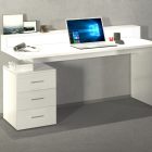 NEW SELINA Desk 160 cm with Monitor Stand - Desking - Web Furniture NEW SELINA Desk 160 cm with Monitor Stand - Desking - Web Furniture