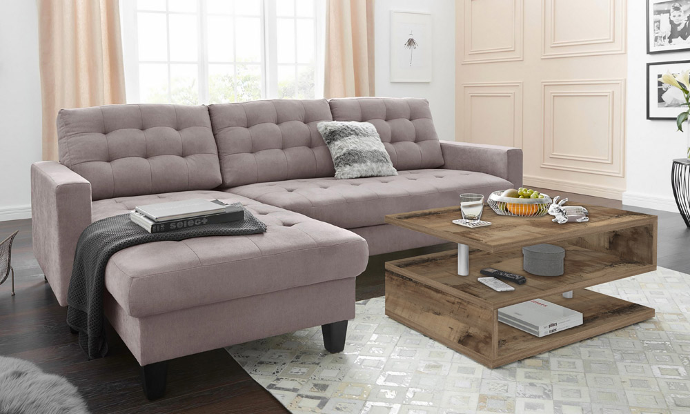 22780155_ACERO Tavolino da caffè ZETA da 90cm - Living - Web Furniture