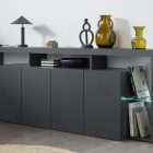 Credenza ESSENTIAL 4 ante da 220 cm - Living - Web Furniture Credenza ESSENTIAL 4 ante da 220 cm - Living - Web Furniture