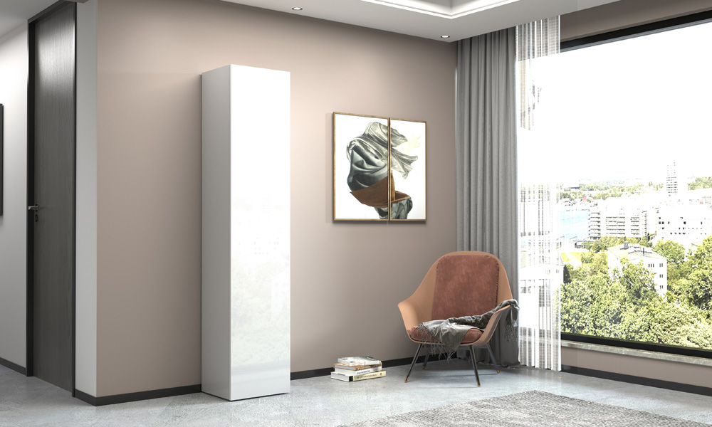 57815855_KOMPACT_AMB3 Armadio scarpiera KOMPACT a 1 anta battente - Storing - Web Furniture