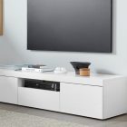 Porta TV ESSENTIAL 160 cm 2 ante e 1 ribalta - Living - Web Furniture Porta TV ESSENTIAL 160 cm 2 ante e 1 ribalta - Living - Web Furniture
